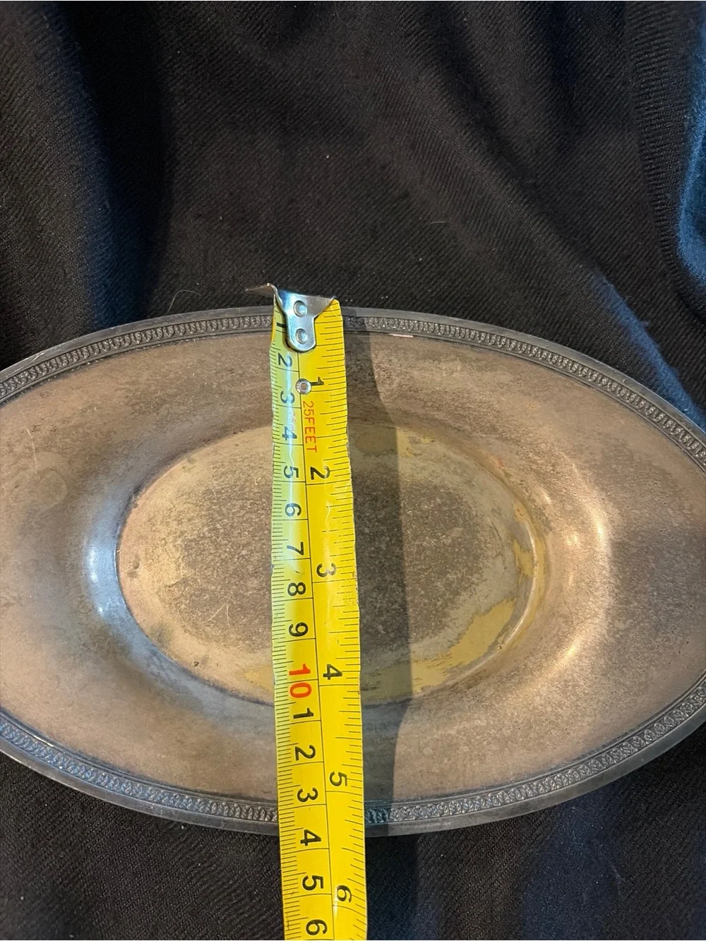 Vintage EPNS Silver Plated Classic Oval Serving Tray